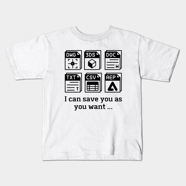 AUTOCAD EXPERT IS HERE, SO RELAX !! AUTOCAD PRO IS HERE. Kids T-Shirt by MORBEN